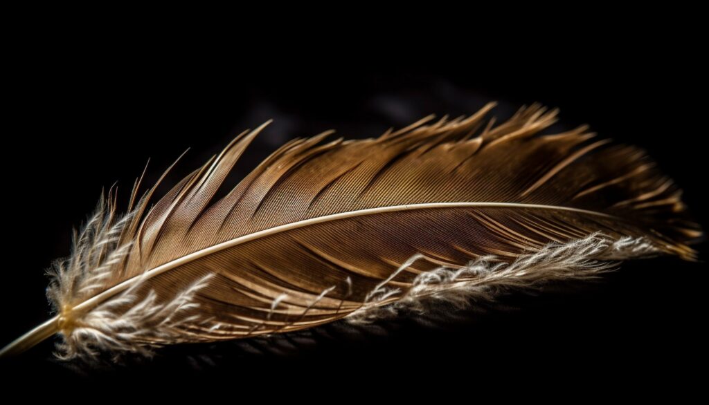 Pluma simboliza libertad